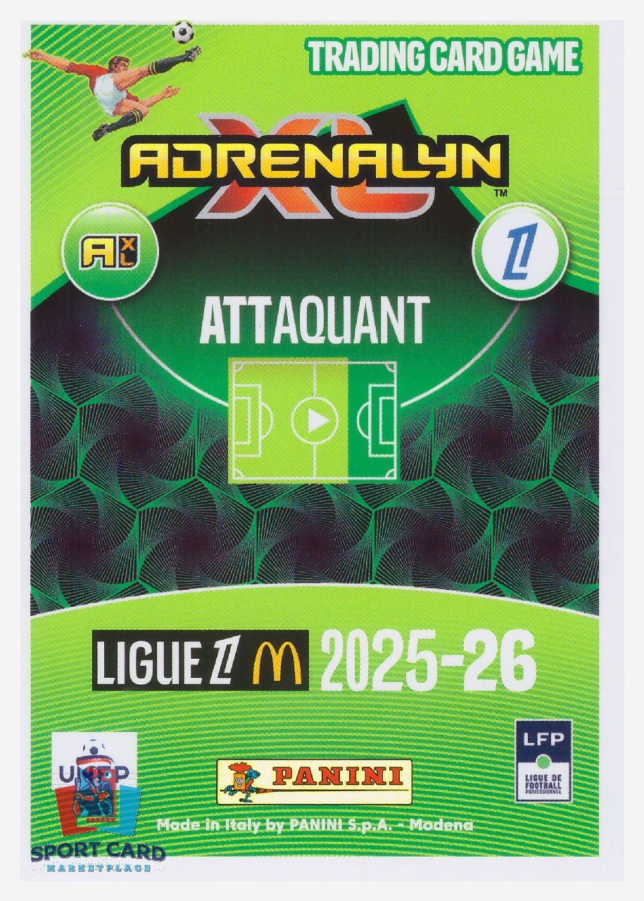 Panini Adrenalyn XL 2025-26 - Transfert - Willem Geubbels / Paris FC #250 bis