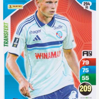 Panini Adrenalyn XL 2025-26 - Transfert - Lucas Hogsberg / RC Strasbourg Alsace #294 bis
