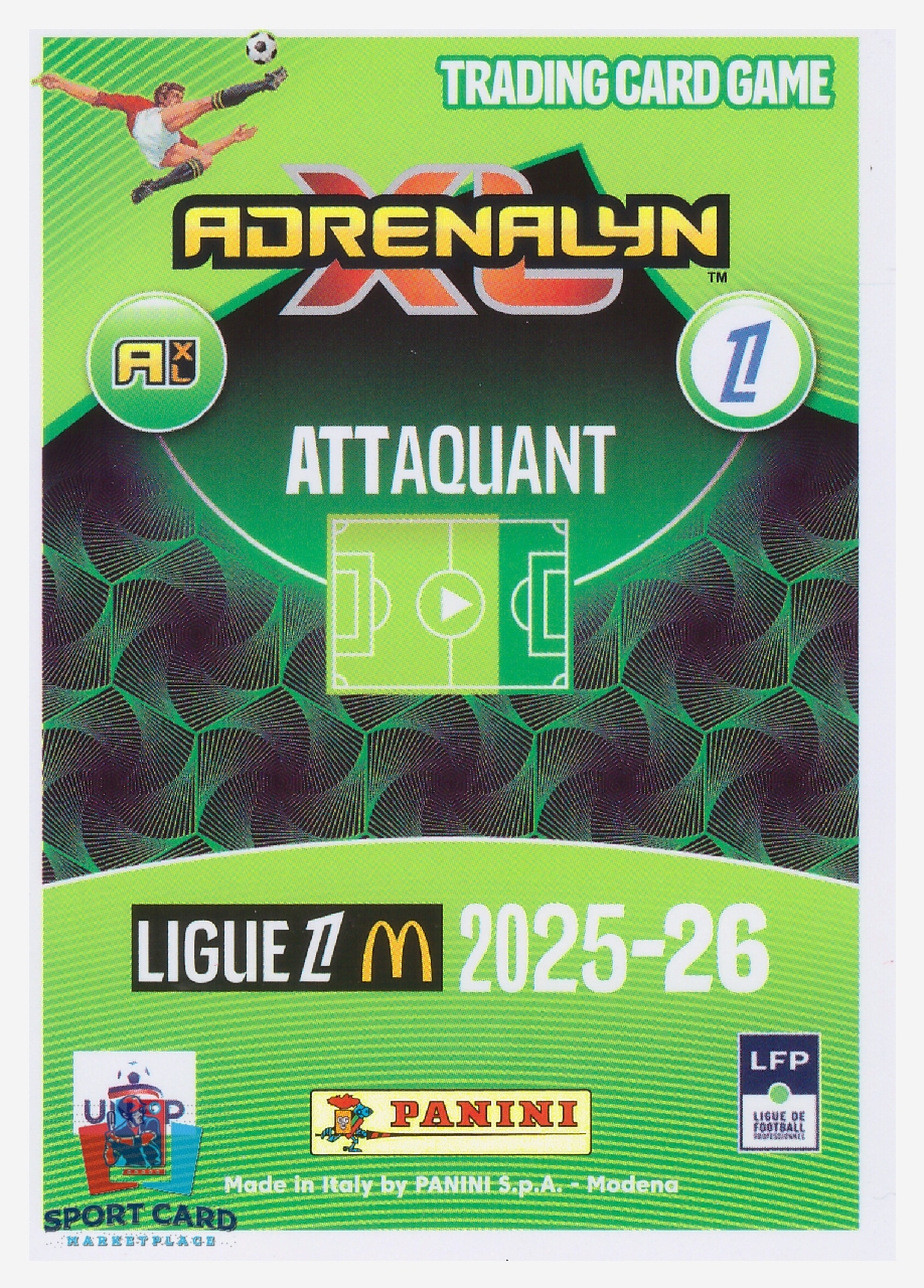 Panini Adrenalyn XL 2025-26 - Transfert - Joaquin Panichelli / RC Strasbourg Alsace #305 bis – Image 2