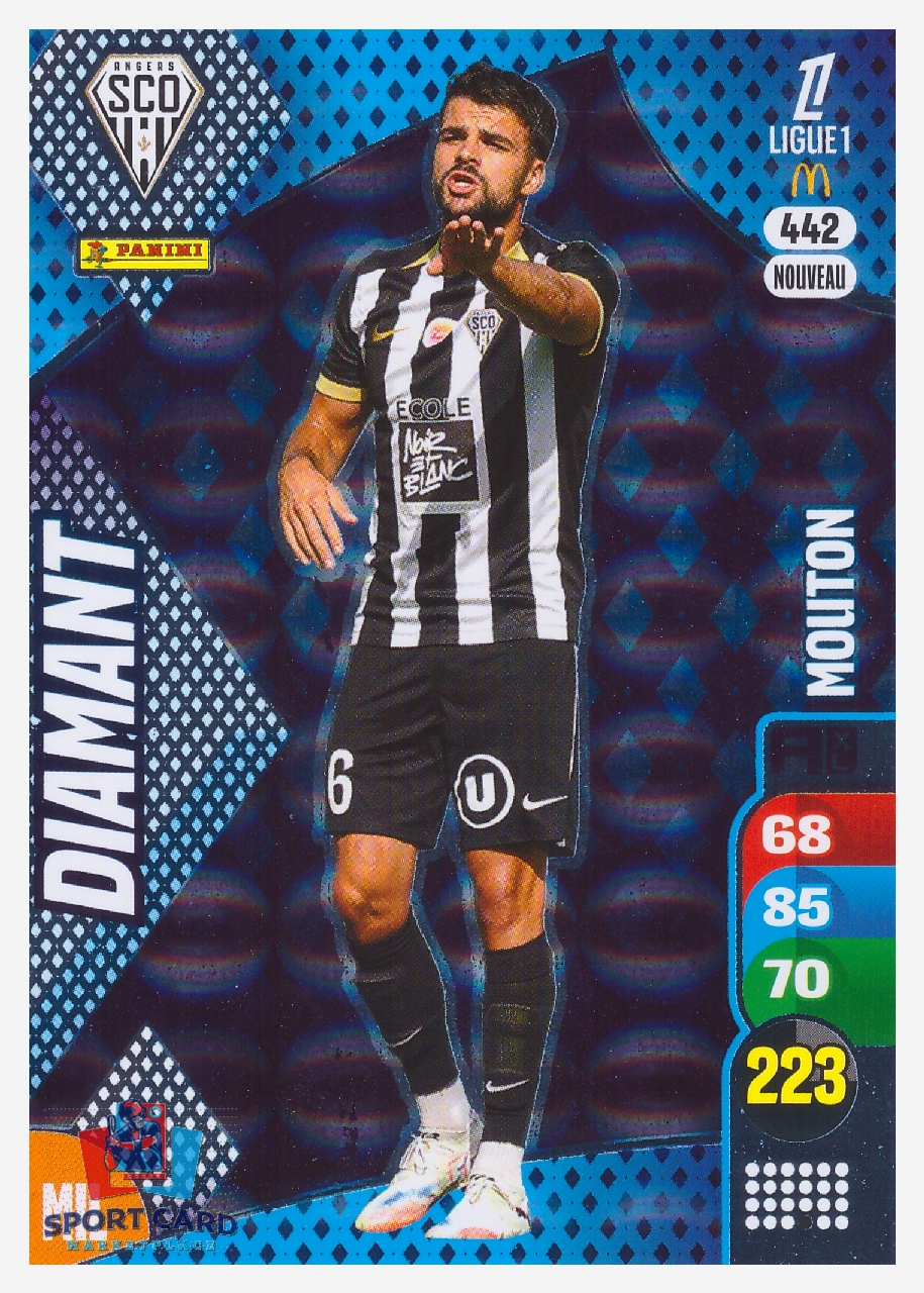 Panini Adrenalyn XL 2025-26 - Diamant - Louis Mouton / Angers SCO #442