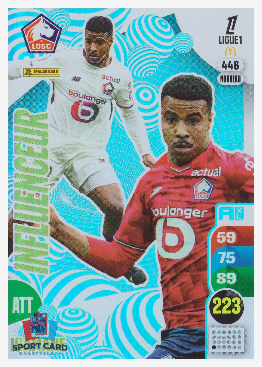 Panini Adrenalyn XL 2025-26 - Influenceur - Hamza Igamane / LOSC Lille #446