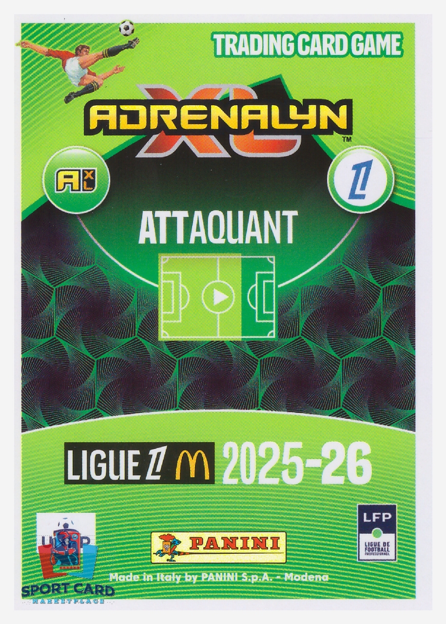 Panini Adrenalyn XL 2025-26 - Influenceur - Hamza Igamane / LOSC Lille #446 – Image 2