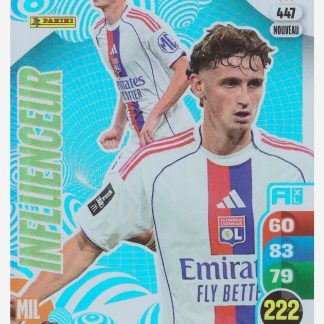 Panini Adrenalyn XL 2025-26 - Influenceur - Tyler Morton / Olympique Lyonnais #447