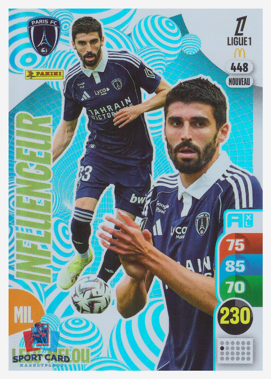 Panini Adrenalyn XL 2025-26 - Influenceur - Pierre Lees-Melou / Paris FC #448