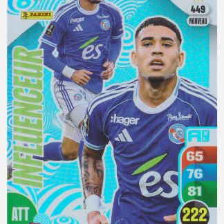 Panini Adrenalyn XL 2025-26 - Influenceur - Kendry Páez / RC Strasbourg Alsace #449