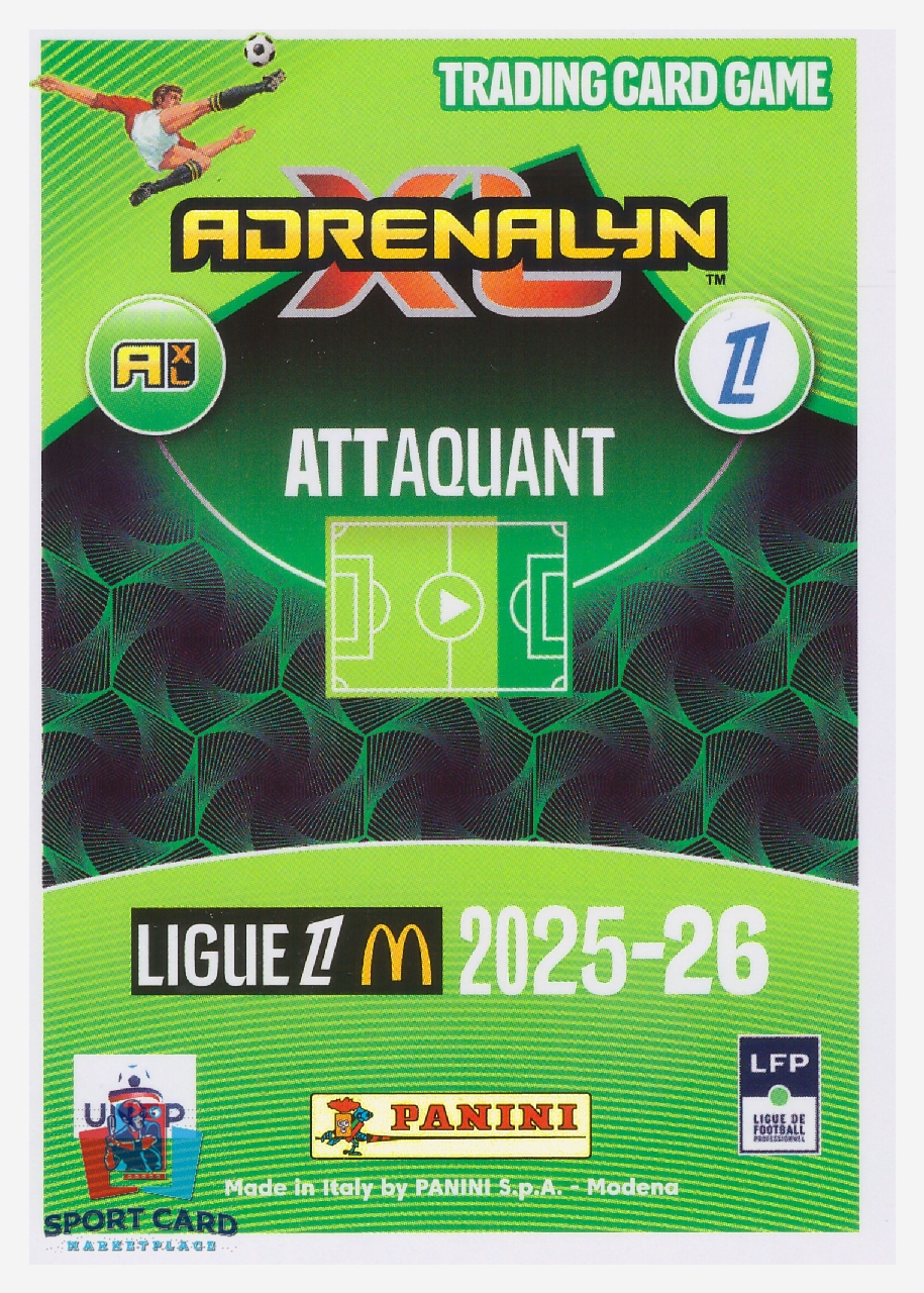 Panini Adrenalyn XL 2025-26 - Influenceur - Kendry Páez / RC Strasbourg Alsace #449 – Image 2