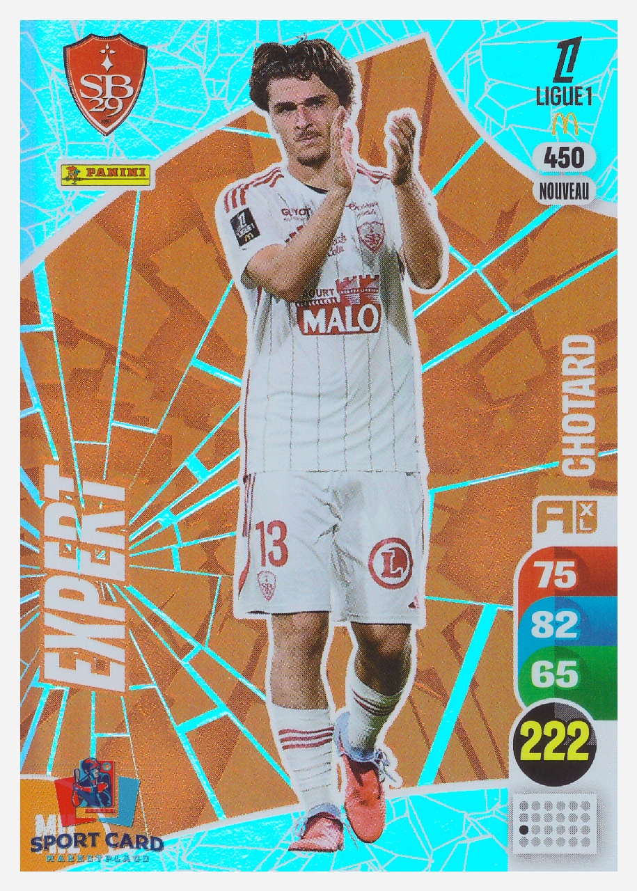 Panini Adrenalyn XL 2025-26 - Expert - Joris Chotard / Stade Brestois 29 #450