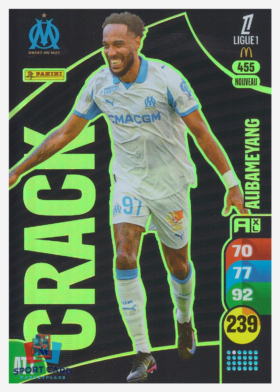 Panini Adrenalyn XL 2025-26 - Crack - Pierre-Emerick Aubameyang / Olympique de Marseille #455