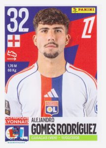 Panini Foot 2026 - Alejandro Gomes Rodríguez / Olympique Lyonnais #239