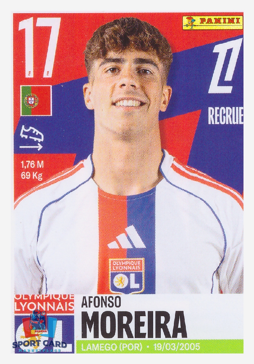 Panini Foot 2026 - Afonso Moreira / Olympique Lyonnais #241