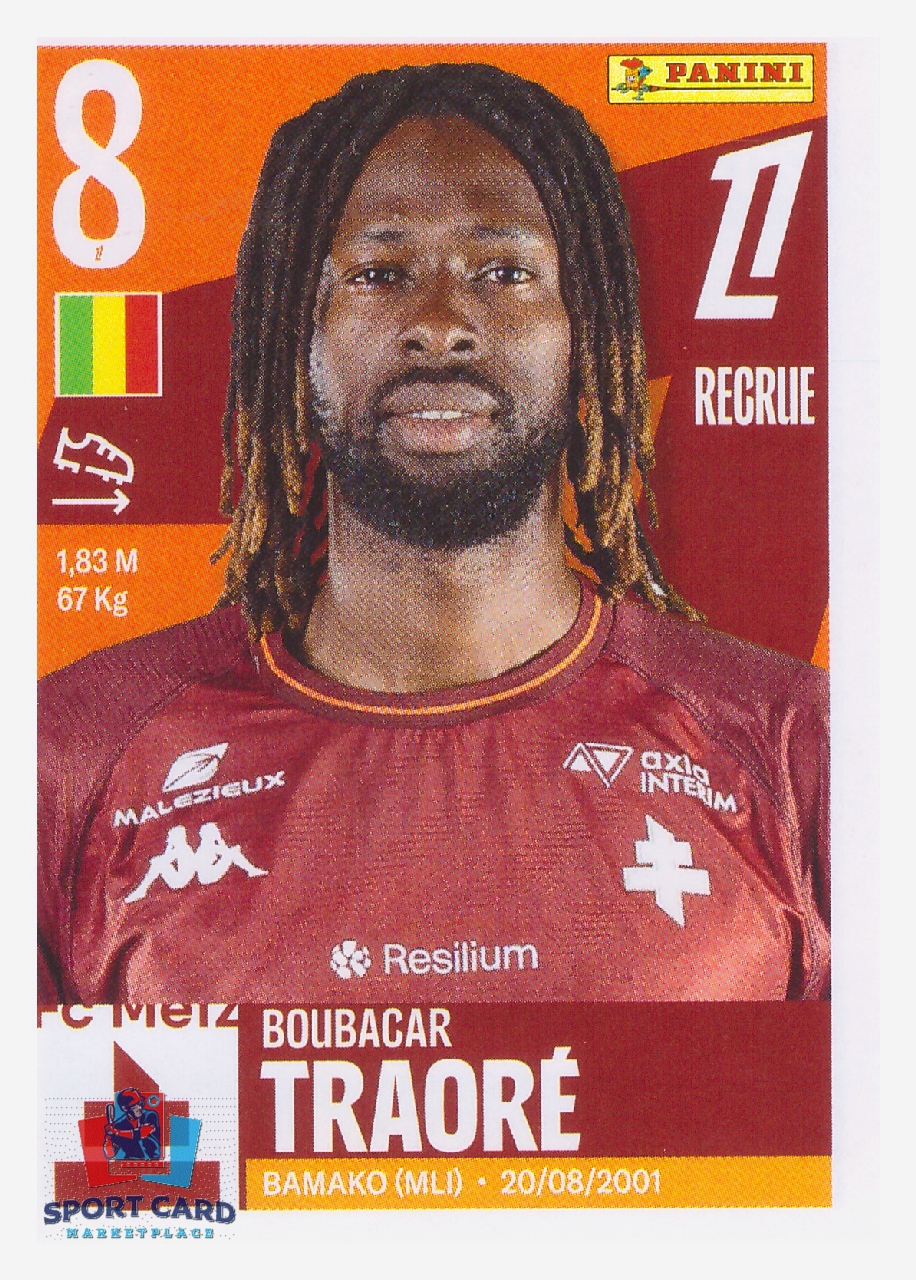 Panini Foot 2026 - Boubacar Traoré / FC Metz #296