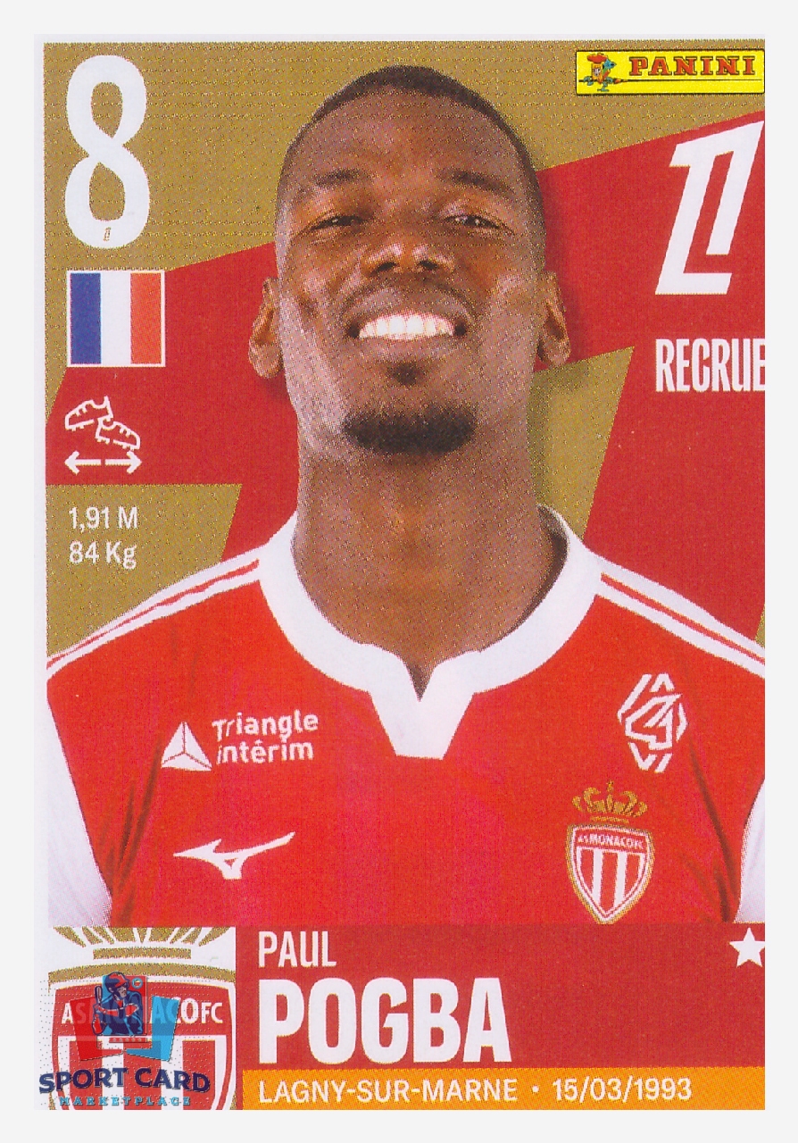Panini Foot 2026 - Paul Pogba / AS Monaco #327