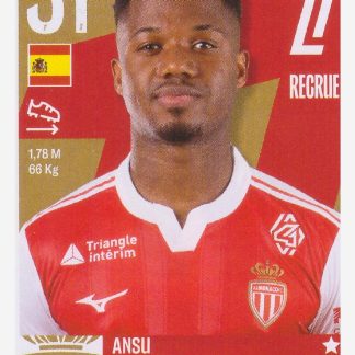 Panini Foot 2026 - Ansu Fati / AS Monaco #332