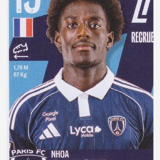 Panini Foot 2026 - Nhoa Sangui / Paris FC #409