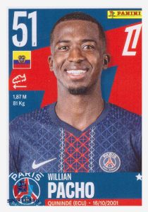 Panini Foot 2026 - William Pacho / Paris Saint-Germain #438