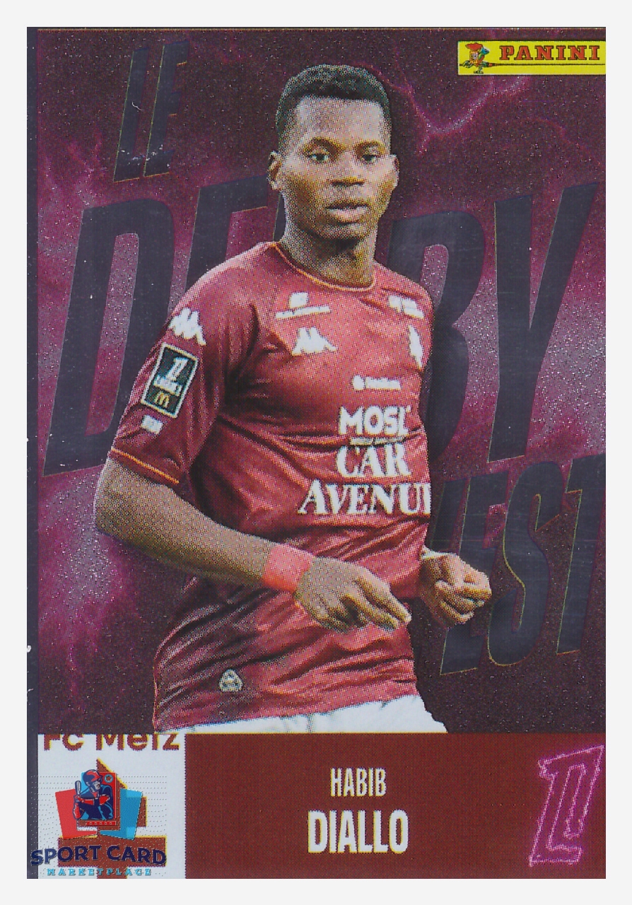 Panini Foot 2026 - Metal - Habib Diallo / Le Derby de l'Est #454