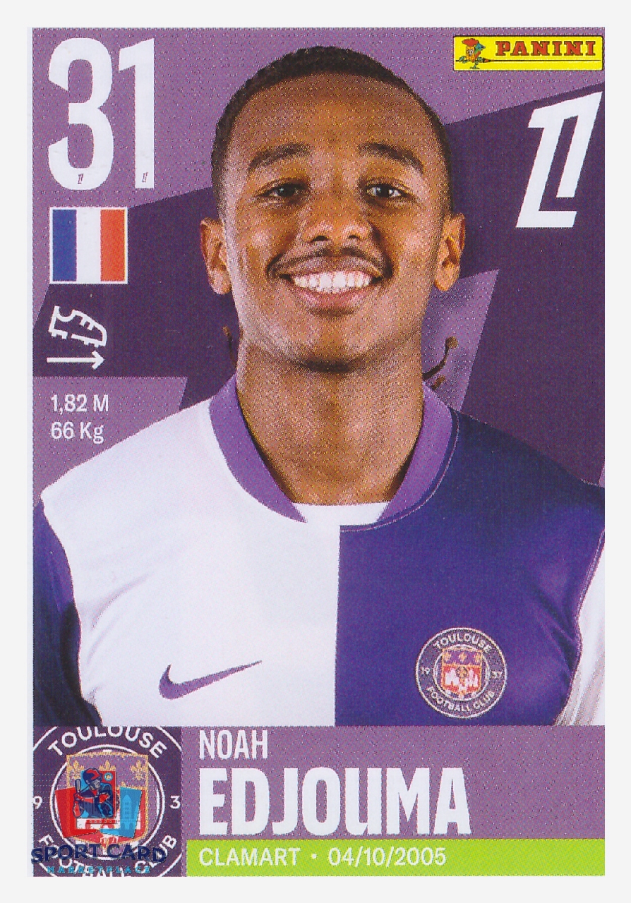 Panini Foot 2026 - Noah Edjouma / Toulouse FC #536
