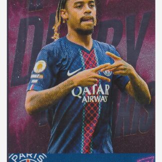 Panini Foot 2026 - Metal - Bradley Barcola / Le Derby de Paris #544