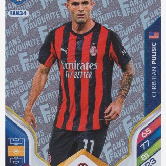 Panini Adrenalyn FIFA 365 2026 - Christian Pulisic / AC Milan #FAN34
