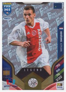 Panini Adrenalyn FIFA 365 2026 - Wesley Sneijder / AFC Ajax #FAN35 Silver