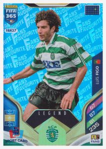 Panini Adrenalyn FIFA 365 2026 - Luís Figo / Sporting CP #FAN37 Blue