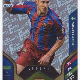 Panini Adrenalyn FIFA 365 2026 - Henrik Larsson / FC Barcelona #FAN72