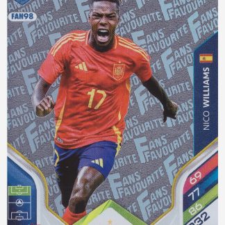 Panini Adrenalyn FIFA 365 2026 - Nico Williams / Spain #FAN98
