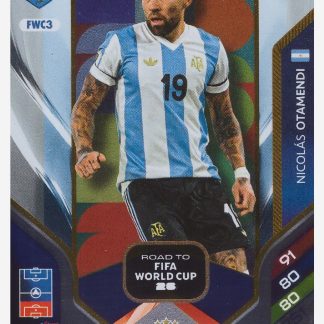 Panini Adrenalyn FIFA 365 2026 - Nicolás Otamendi / Argentina #FWC3