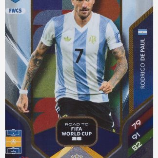 Panini Adrenalyn FIFA 365 2026 - Rodrigo De Paul / Argentina #FWC5
