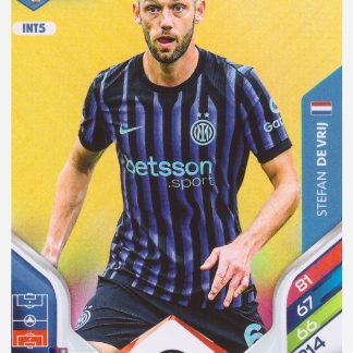 Panini Adrenalyn FIFA 365 2026 - Stefan de Vrij / FC Internazionale Milano #INT5