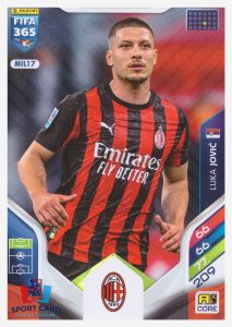 Panini Adrenalyn FIFA 365 2026 - Luka Jovic / AC Milan #MIL17
