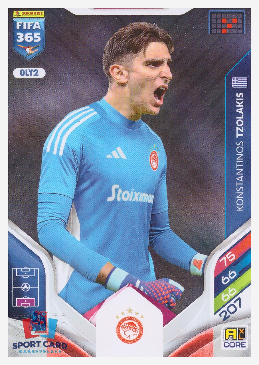 Panini Adrenalyn FIFA 365 2026 - Konstantinos Tzolakis / Olympiacos FC #OLY2