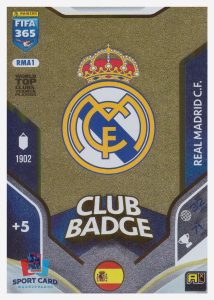Panini Adrenalyn FIFA 365 2026 - Club Badge / Real Madrid C.F. #RMA1