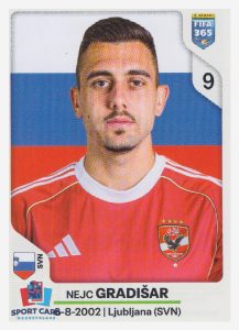 Panini FIFA 365 2026 - Nejc Gradišar / Al Ahly FC #79