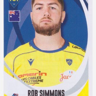Panini Rugby Top 14 2025-2026 Rob Sommons / Clermont N°13