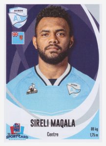 Panini Rugby Top 14 2025-2026 Sireli Maqala / Bayonne N°42