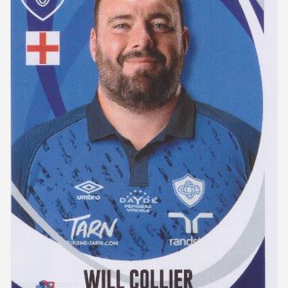 Panini Rugby Top 14 2025-2026 Will Collier / Castres N°55