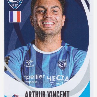 Panini Rugby Top 14 2025-2026 Arthur Vincent / Montpellier N°108