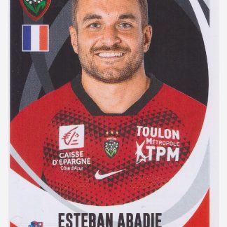 Panini Rugby Top 14 2025-2026 Esteban Abadie / Toulon N°125
