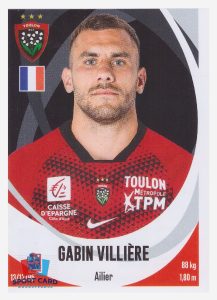 Panini Rugby Top 14 2025-2026 Gabin Villière / Toulon N°131