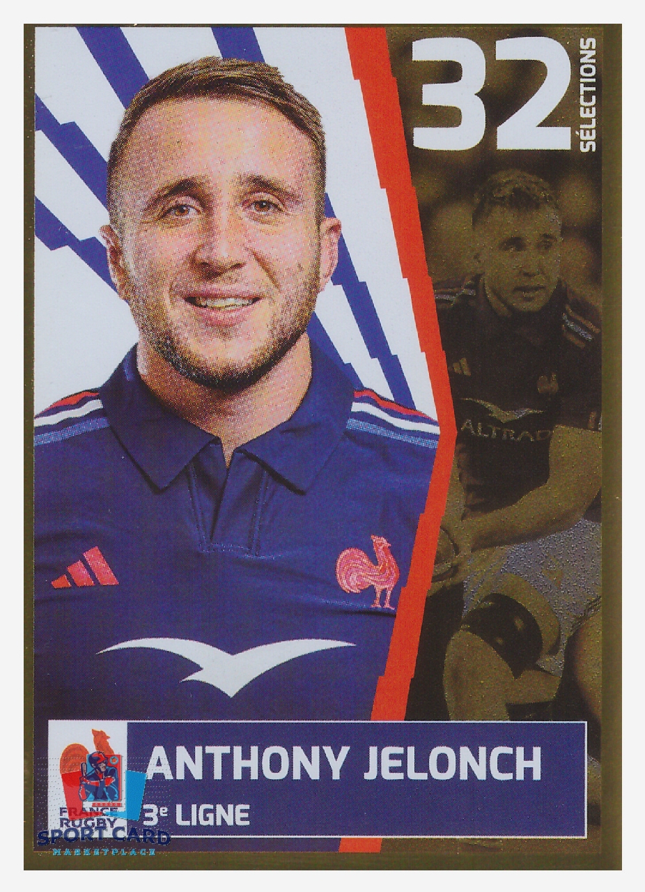 Panini Rugby Top 14 2025-2026 Anthony Jelonch / Equipe de France N°167