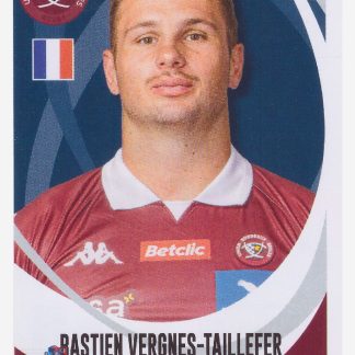 Panini Rugby Top 14 2025-2026 Bastien Vergnes-Taillefer / Bordeaux Bègles N°325