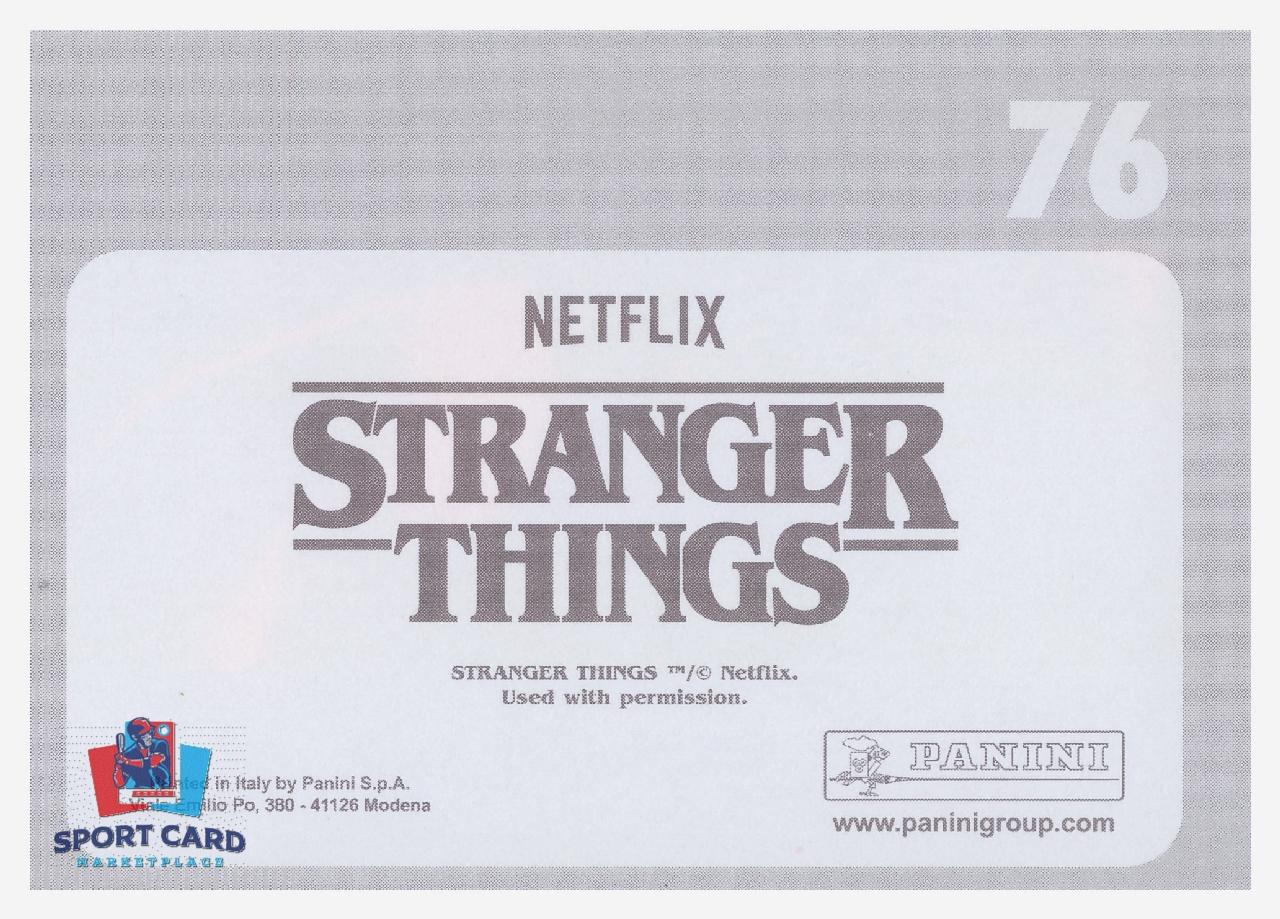 Panini Stranger Things Sticker 76 (2025)