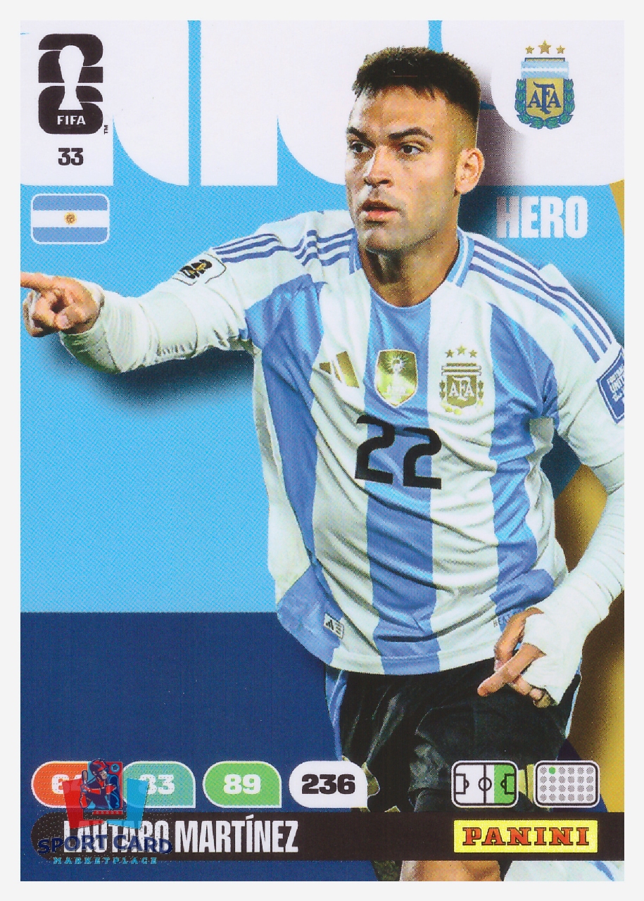 Panini Adrenalyn XL FIFA World Cup 2026 - Lautaro Martinez / Argentina #33