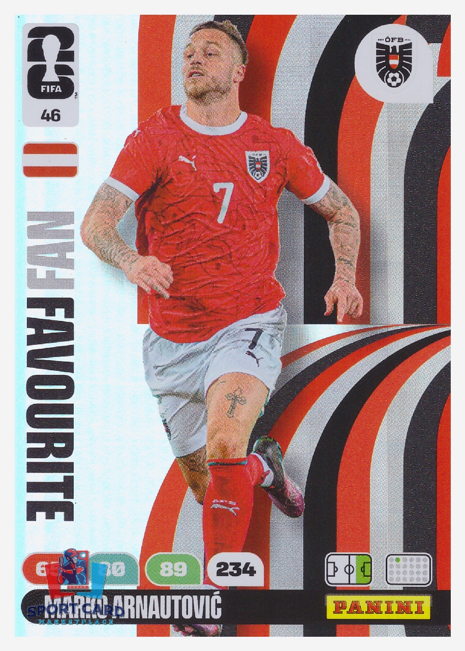 Panini Adrenalyn XL FIFA World Cup 2026 - Marko Arnautovic / Austria #46