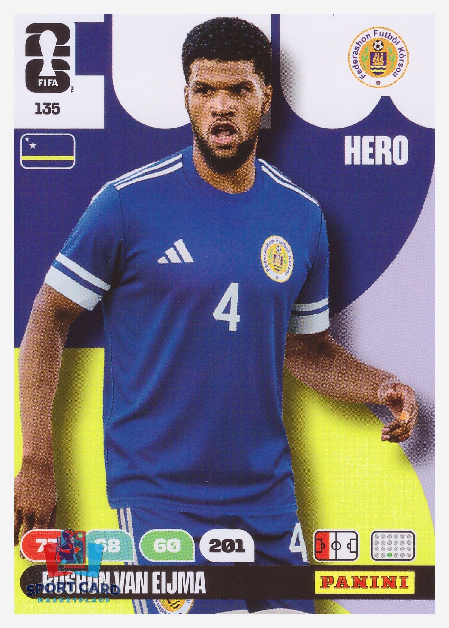 Panini Adrenalyn XL FIFA World Cup 2026 - Roshon Van Eijma / Curacao #135