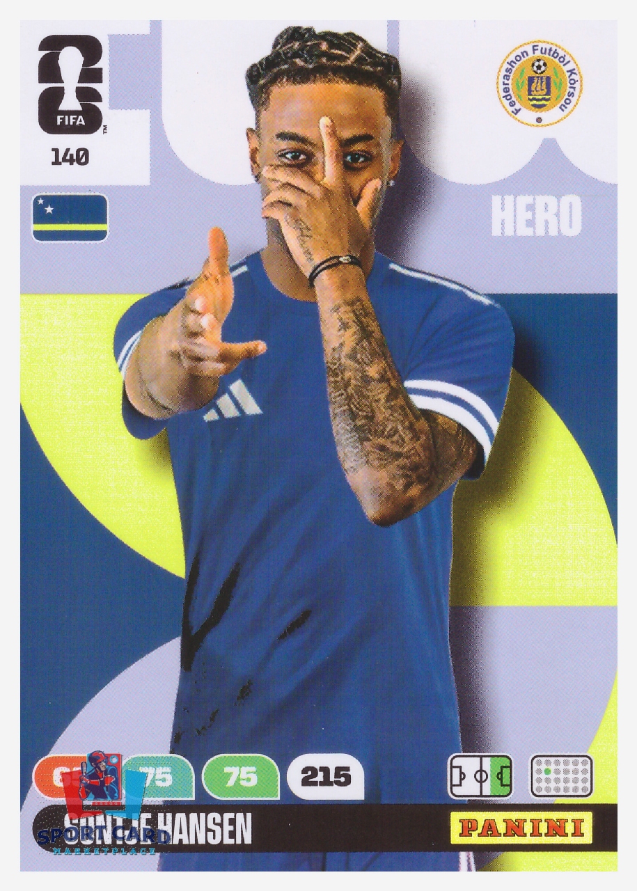Panini Adrenalyn XL FIFA World Cup 2026 - Sontje Hansen / Curacao #140
