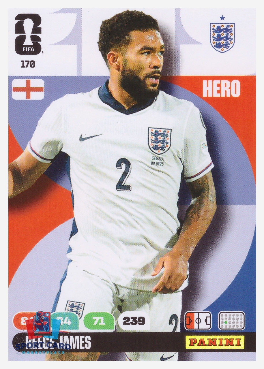 Panini Adrenalyn XL FIFA World Cup 2026 - Reece James / England #170