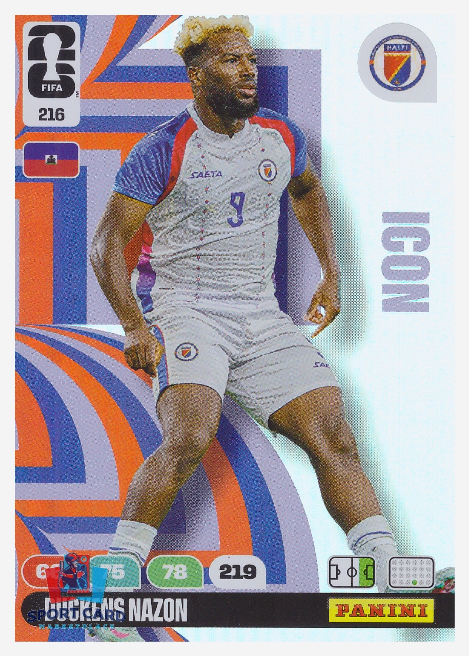 Panini Adrenalyn XL FIFA World Cup 2026 - Ducken Nazon / Haiti #216