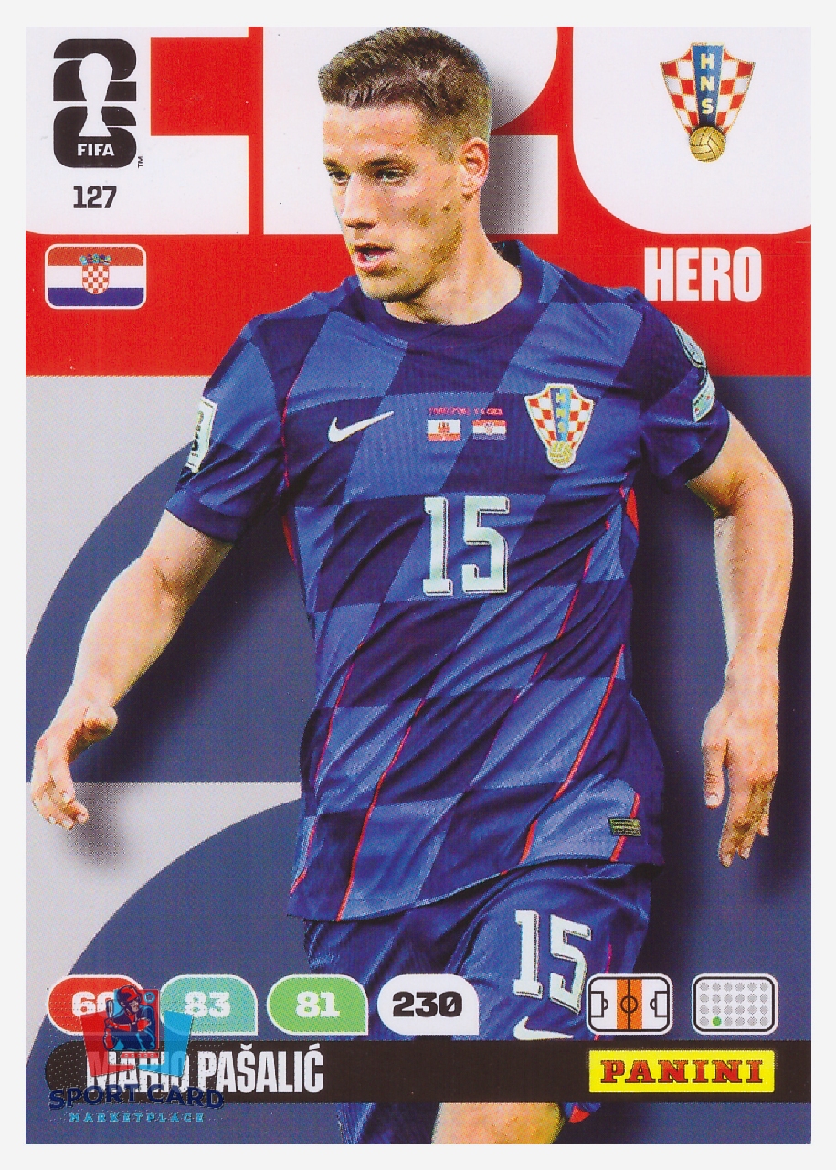 Panini Adrenalyn XL FIFA World Cup 2026 - Mario Pasalic / Croatia #127